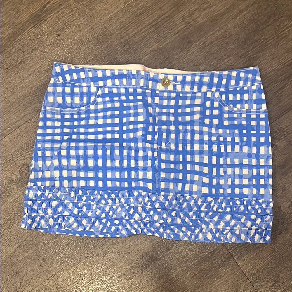 Lilly Pulitzer Gingham Skirt